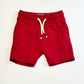 Red jersey shorts - Size 2-3