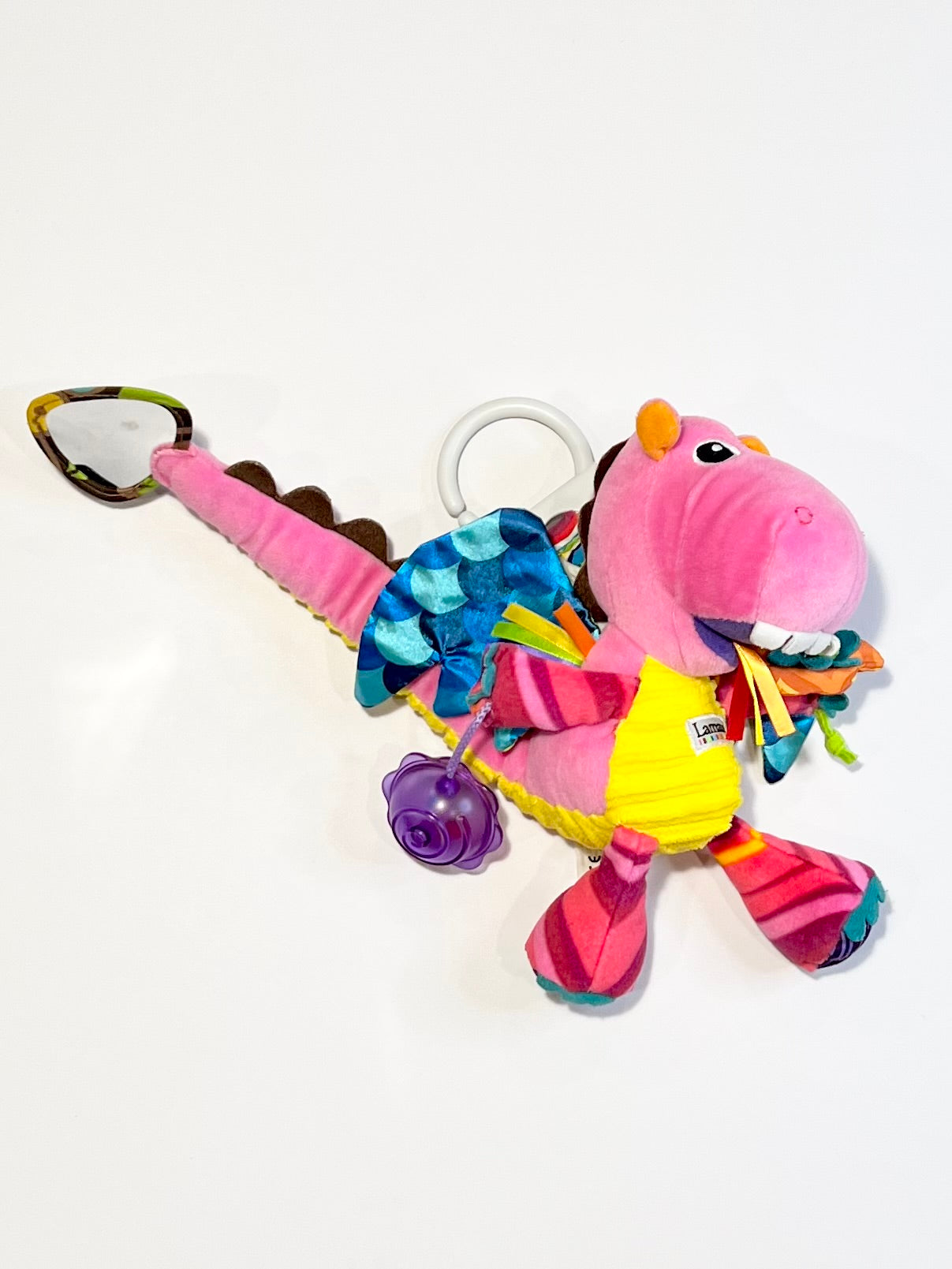 Colourful dragon pram toy