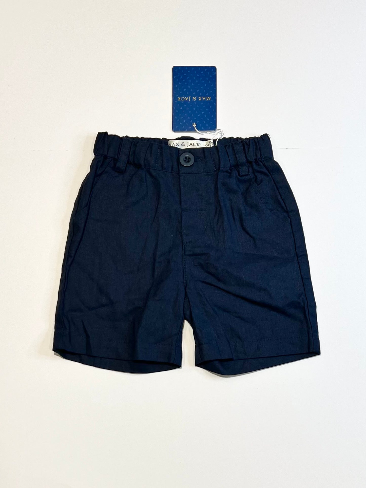 Woven navy shorts brand new - Size 2