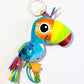 Colourful toucan pram toy