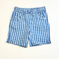 Blue gingham shorts - Size 2