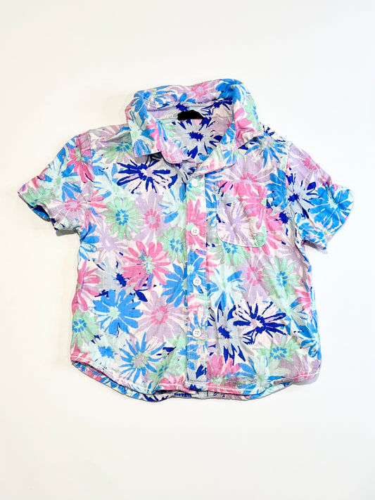 Woven floral shirt - Size 2