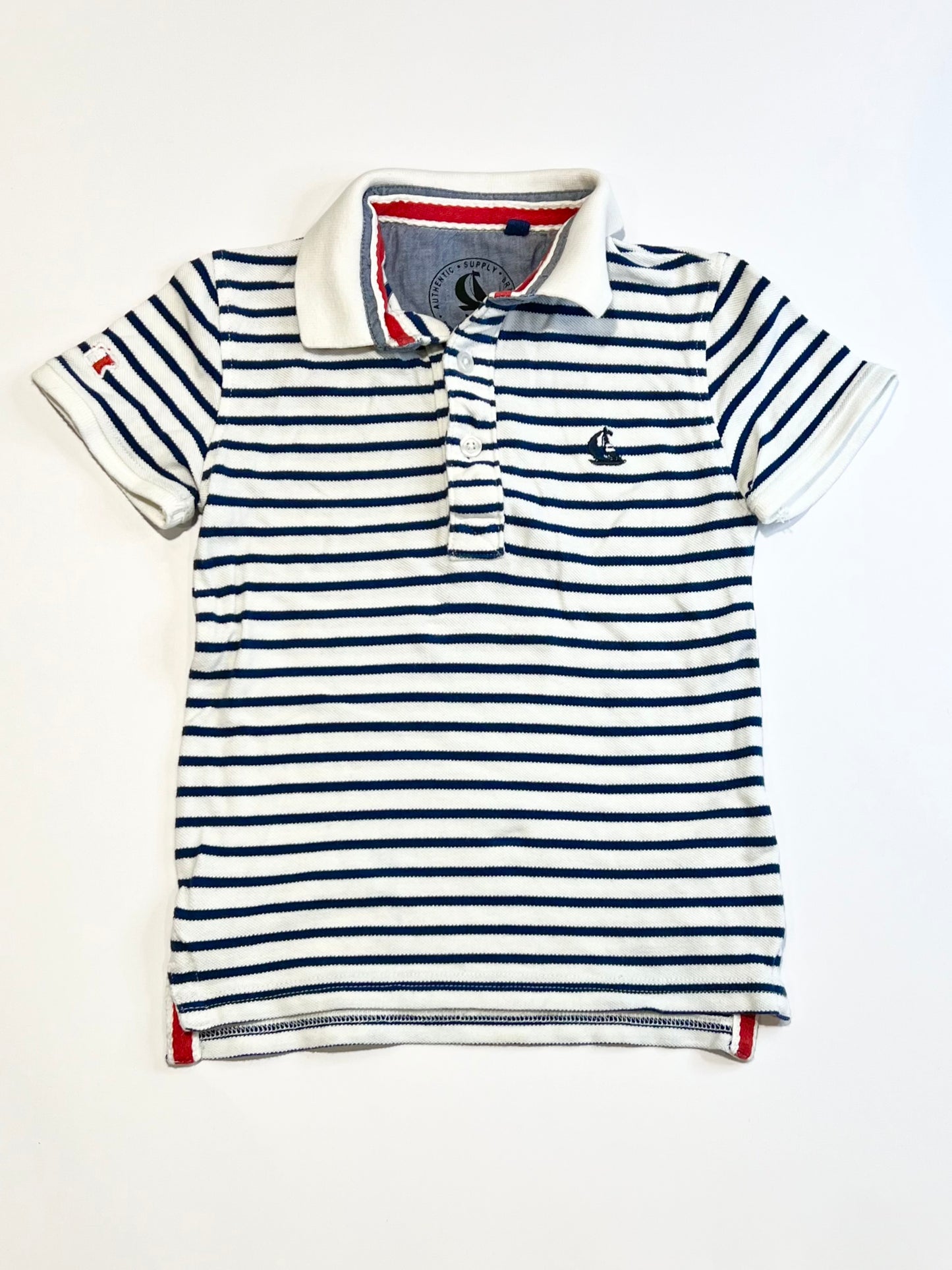 Striped polo shirt - Size 2-3