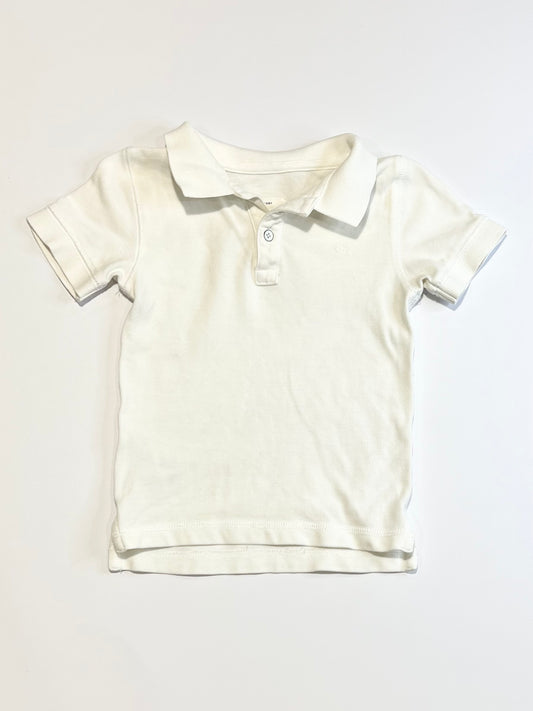 White polo shirt - Size 2