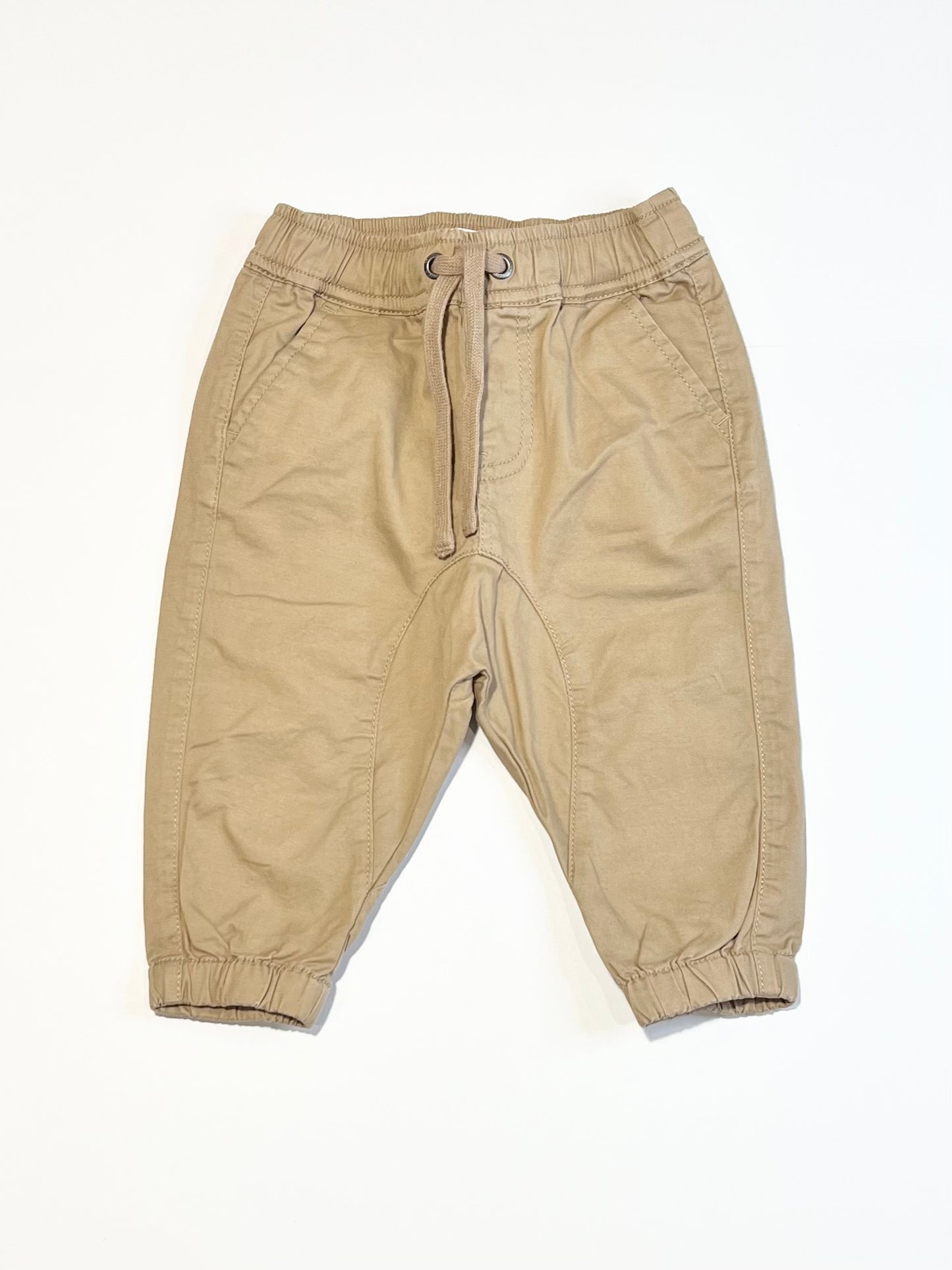 Brown cuffed pants - Size 0