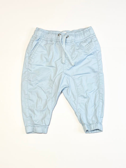 Blue cuffed pants - Size 0