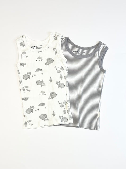 2 x singlets - Size 0