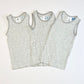 3 x ribbed singlets - Size 0