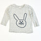 Grey bunny top - Size 0