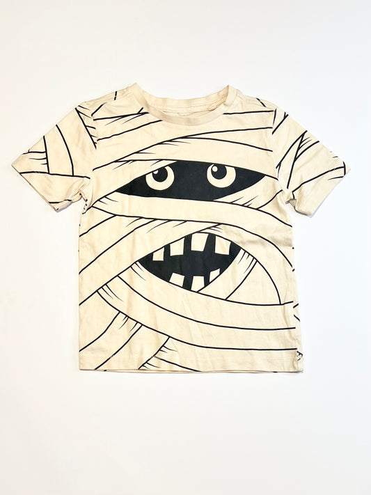 Halloween mummy tee - Size 2