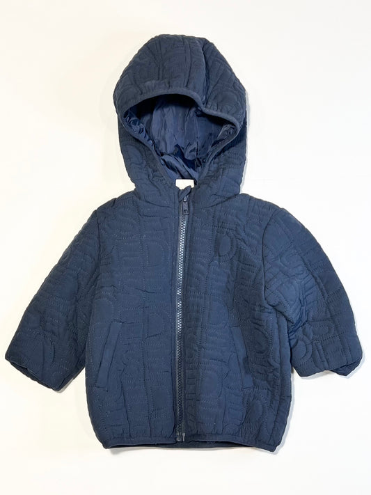 Navy quilted jacket - Size 0