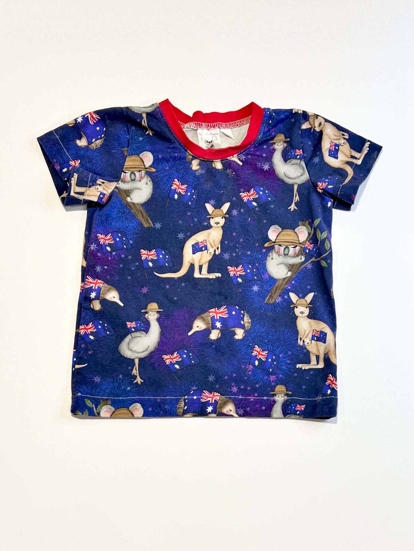 Aussie animals tee - Size 2