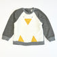Grey penguin sweater - Size 6-9 months