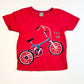 Red bicycle tee - Size 2