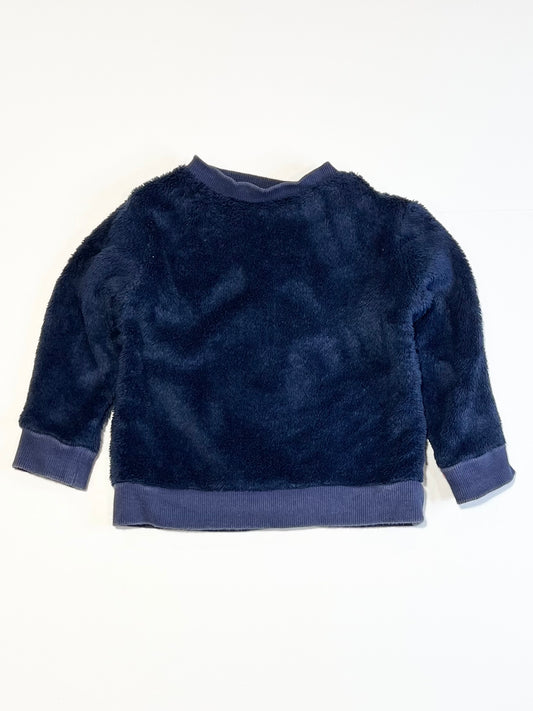 Navy fleece sweater - Size 0