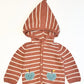 Striped hooded cardigan - Size 0