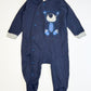 Navy bear onesie - Size 6-9 months