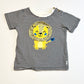 Striped lion tee - Size 2