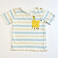 Striped giraffe tee - Size 2