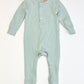 Green waffle onesie - Size 0