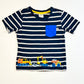 Striped diggers tee - Size 2
