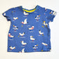 Blue seagulls tee - Size 2