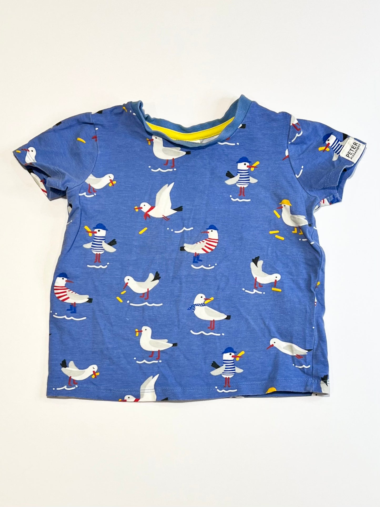 Blue seagulls tee - Size 2