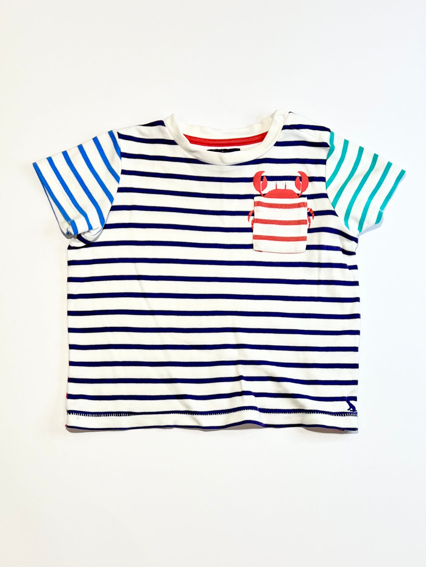 Striped crab tee - Size 2