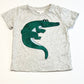 Grey croc tee - Size 2