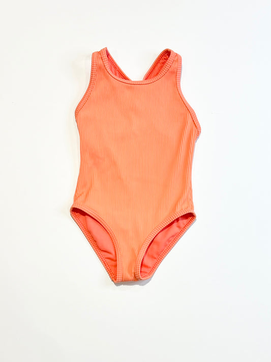 Ribbed swim one piece - Size 2