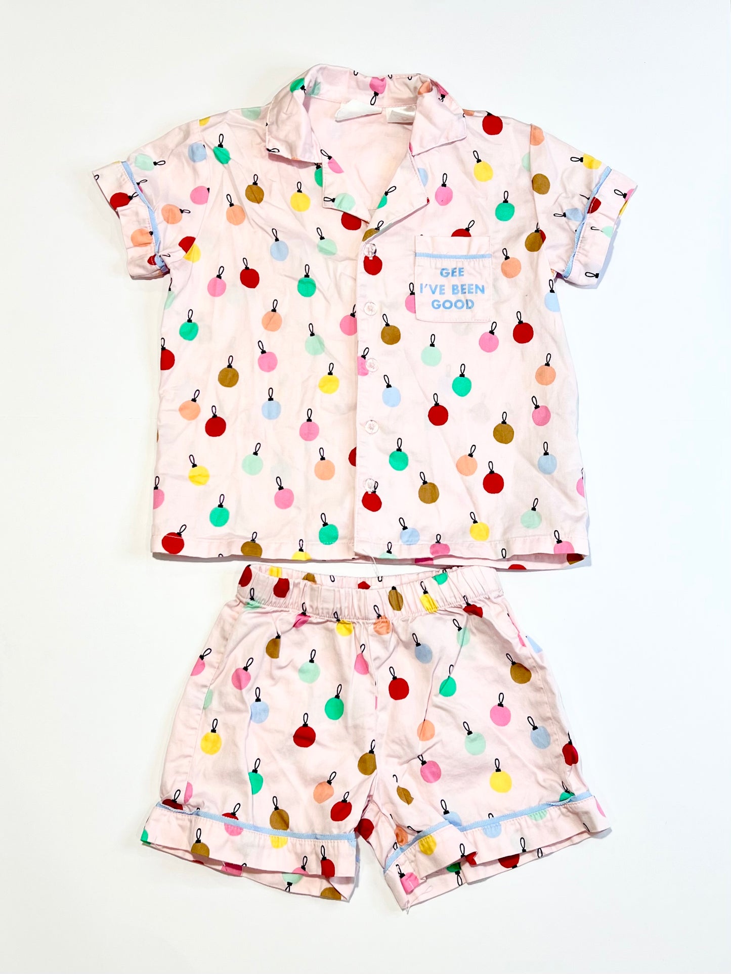Christmas bauble pyjamas - Size 2