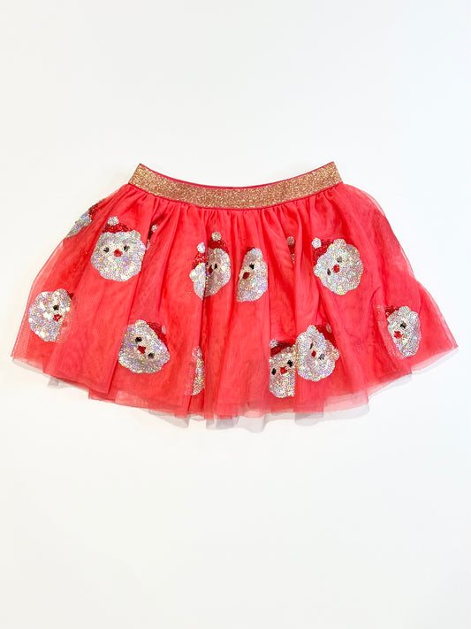 Sequined Santa tulle skirt - Size 2