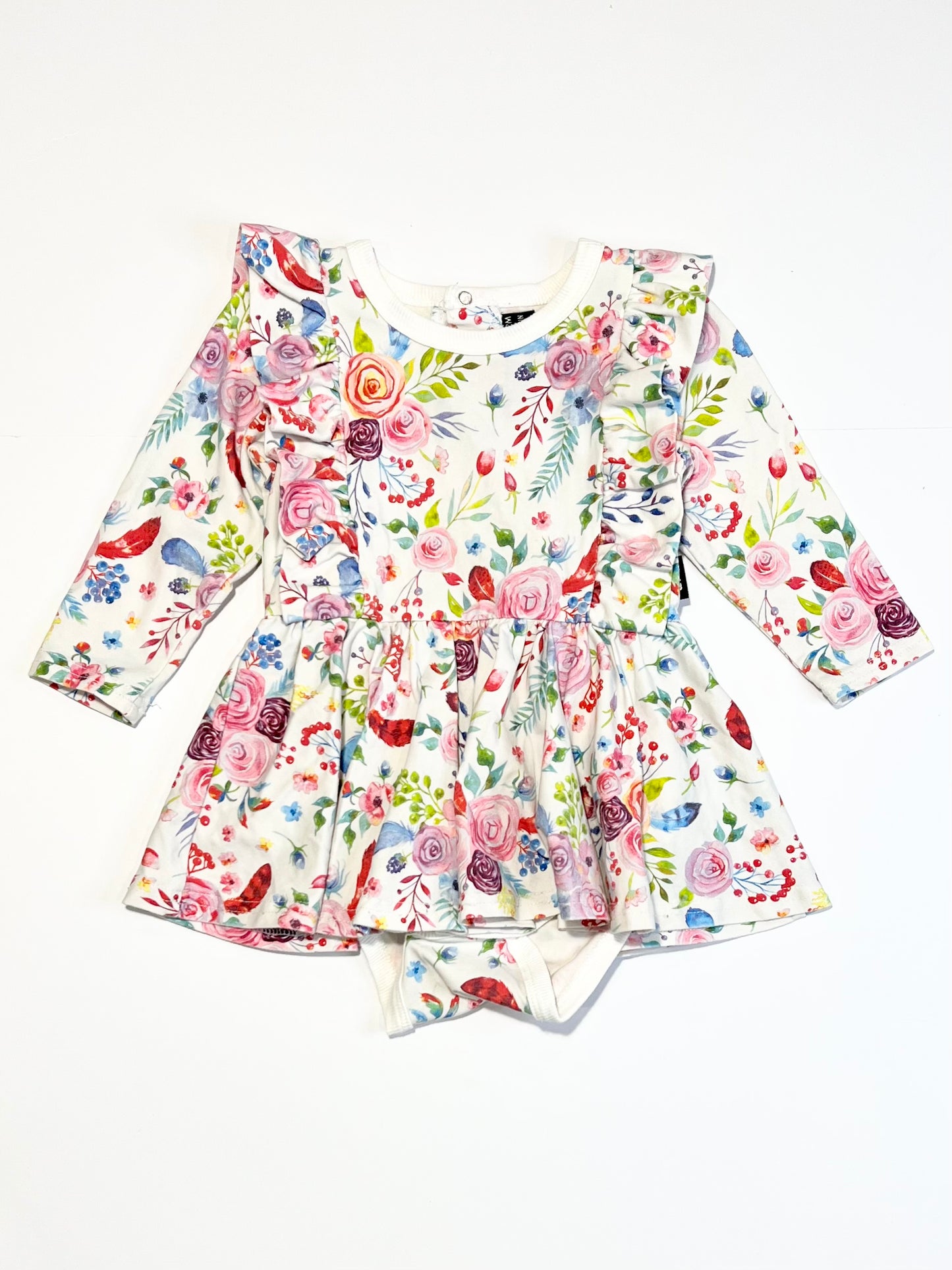 Floral bodysuit dress - Size 0