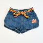 Embroidered denim shorts - Size 2