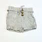 Striped linen shorts - Size 2