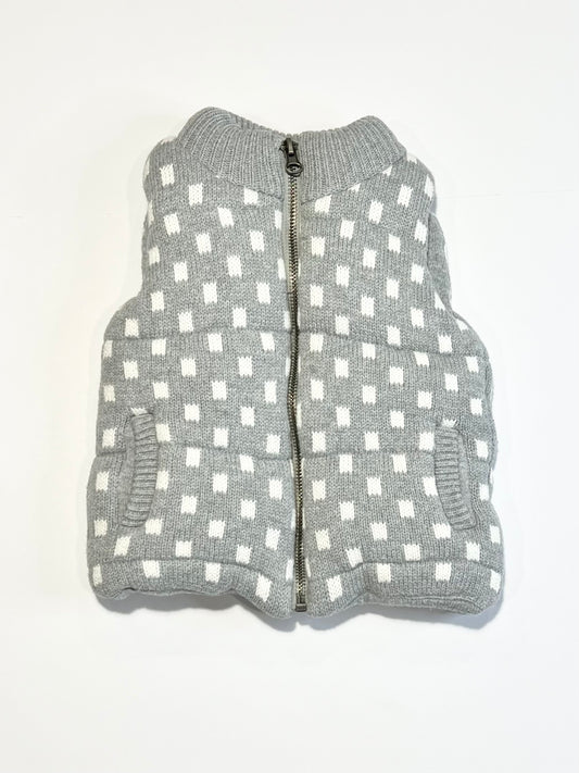 Padded knit vest - Size 6-18 months