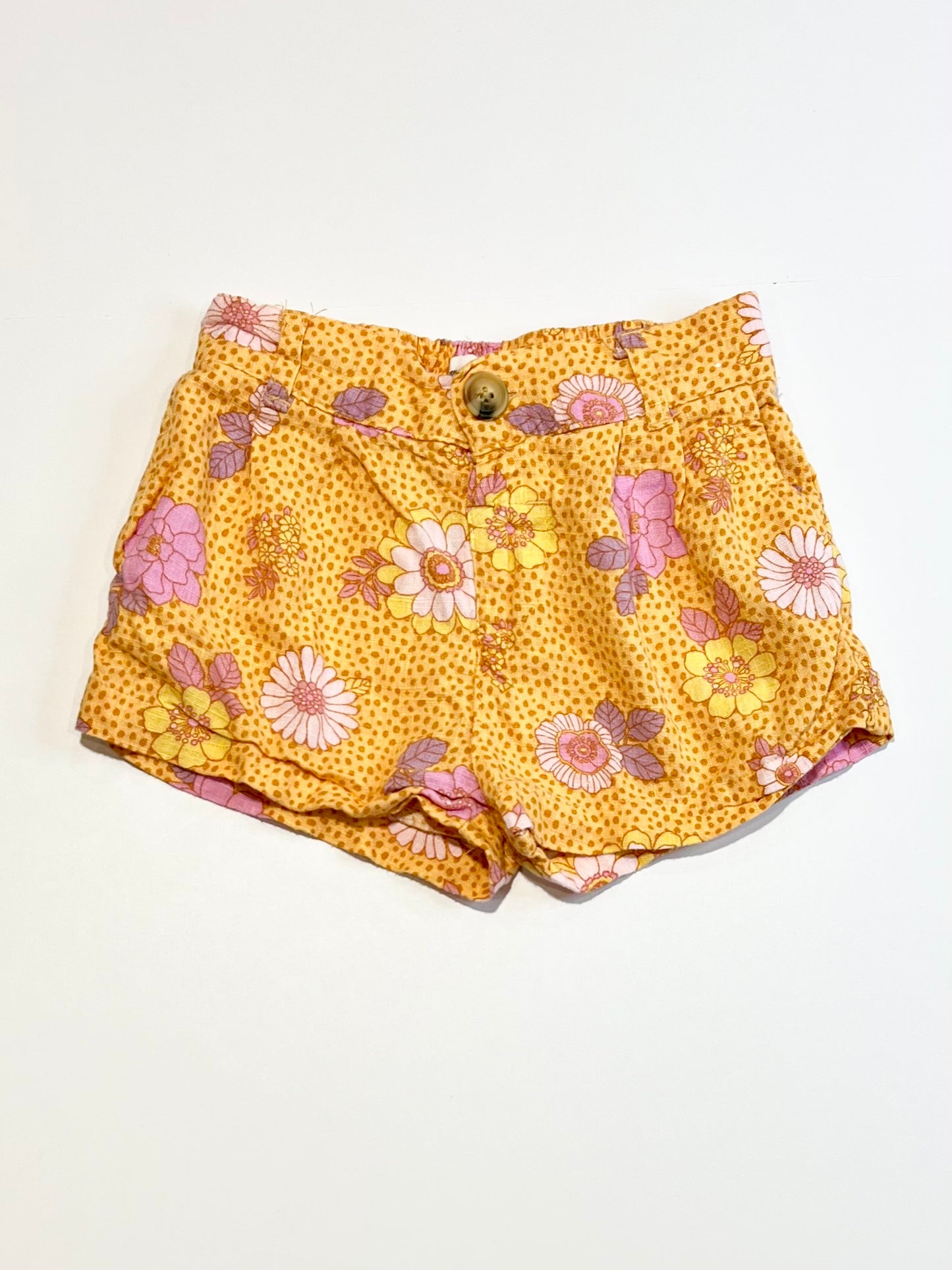 Woven floral shorts - Size 2