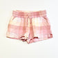 Woven checkered horts - Size 2