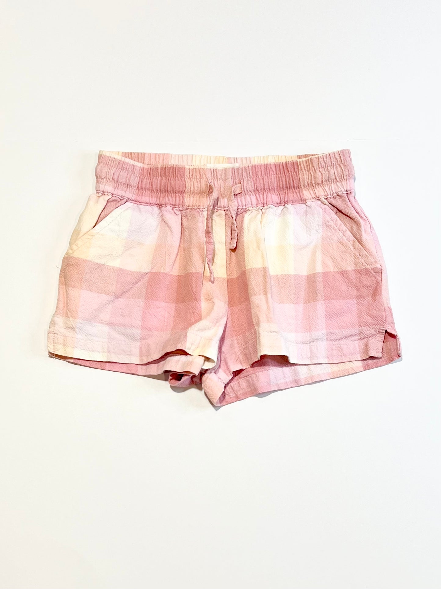 Woven checkered horts - Size 2