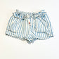 Striped ruffle shorts - Size 2-3