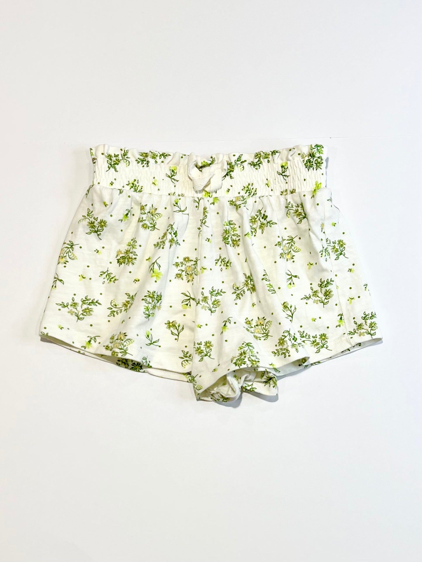 Floral jersey shorts - Size 2