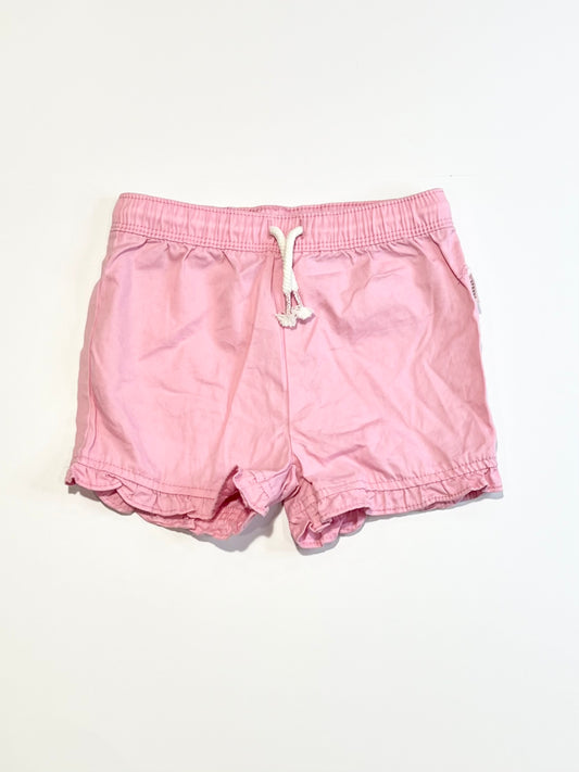 Pink ruffle shorts - Size 2