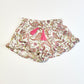 Ruffle paisley shorts - Size 2