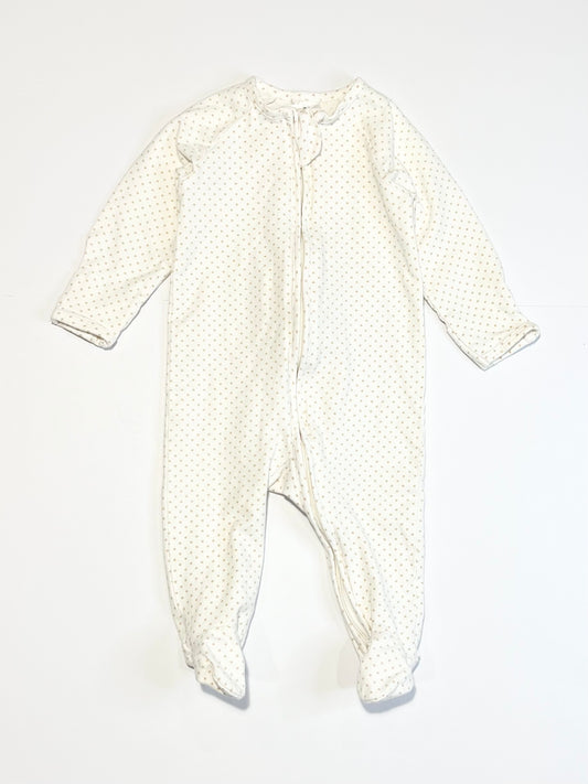 Spotty zip onesie - Size 00