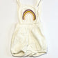 Embroidered muslin romper - Size 2