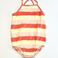 Striped terry romper - Size 2