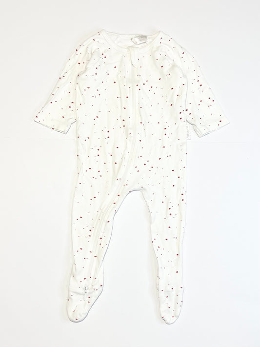 Stars zip onesie - Size 00