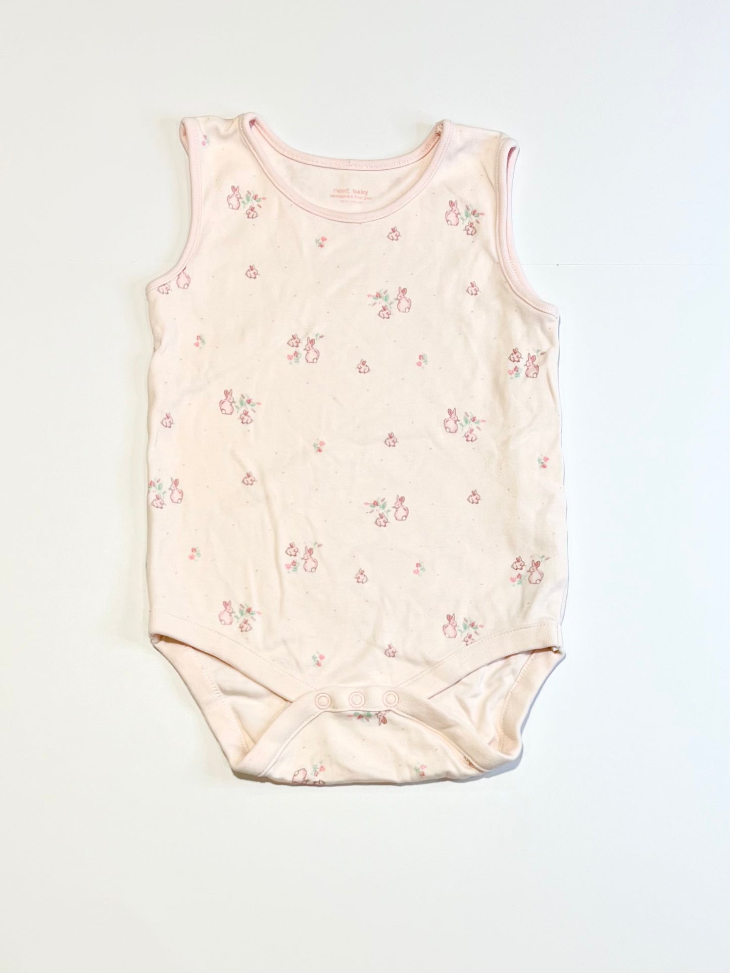 Pink bunny bodysuit - Size 2