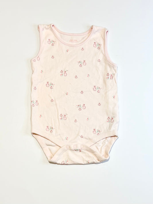 Pink bunny bodysuit - Size 2