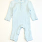 Blue waffle onesie - Size 00